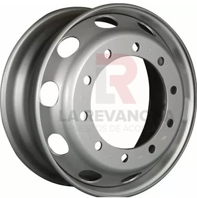 Llanta disco 22,5 x 7,5'' (10 agujeros) uso S/camara